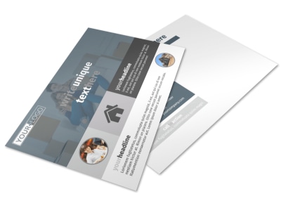 Affordable Moving Company Postcard Template preview