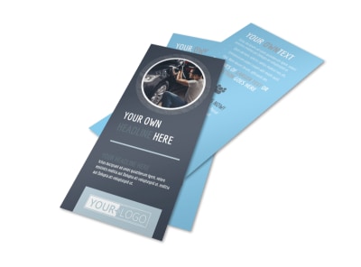 Auto Body & Glass Flyer Template preview