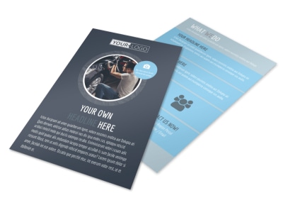 Auto Body & Glass Flyer Template preview