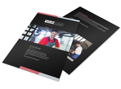 Car Repair Flyer Template preview