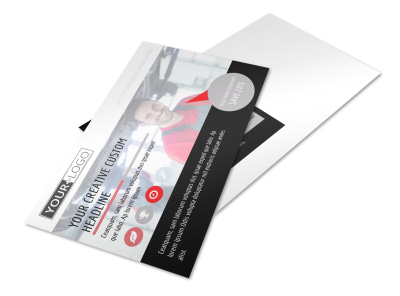 Car Repair Postcard Template preview