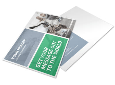 Collision Repair Center Postcard Template preview