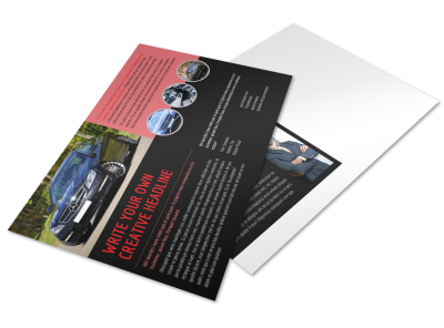 Luxury Vehicles Postcard Template preview