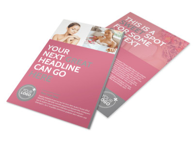 Beauty Lounge Flyer Template preview