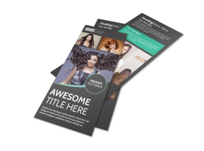 Moxie Hair Salon Flyer Template preview