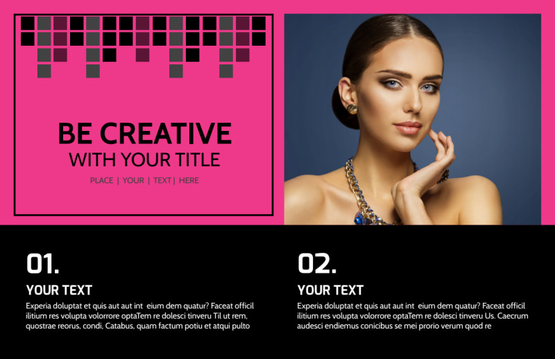 Studio Makeup Artist Postcard Template