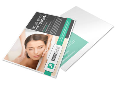 Relaxing Salon & Day Spa Postcard Template preview