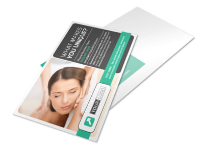 Relaxing Salon & Day Spa Postcard Template preview