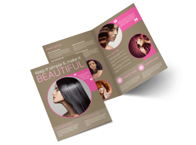 Hair Salon Brochures Template Preview