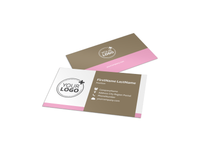 Hair Salon Business Cards Template Preview