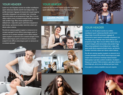 Total Hair Care Brochure Template Preview 2