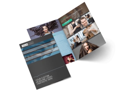Total Hair Care Bi-Fold Brochure Template preview
