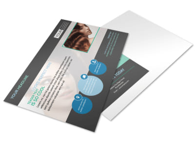 Total Hair Care Postcard Template preview
