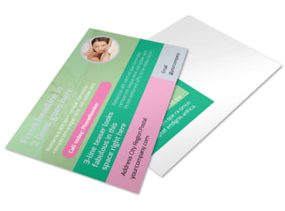 Relaxing Spa Experience Postcard Template preview