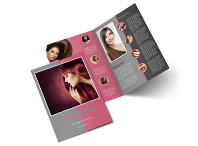 Beauty Experts Bi-Fold Brochure Template preview