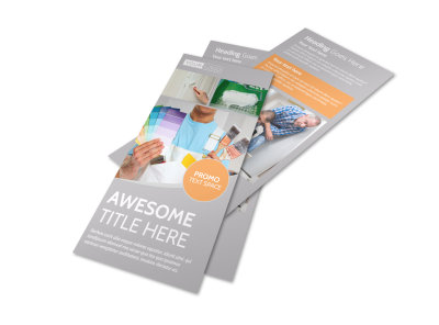Home Drywall & Painting Flyer Template preview