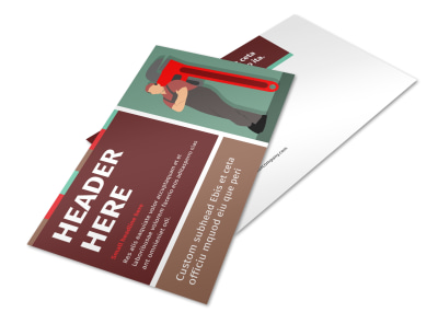 Dependable Plumbing Postcard Template preview