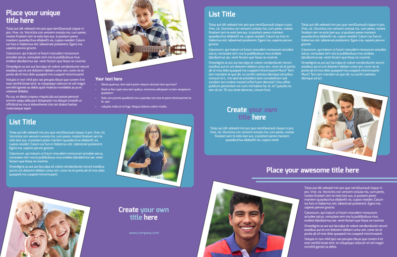 Child Adoption Services Bi-Fold Brochure Template