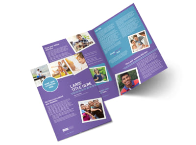 Child Adoption Services Bi-Fold Brochure Template preview