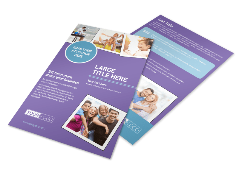 Child Adoption Services Flyer Template Preview 1