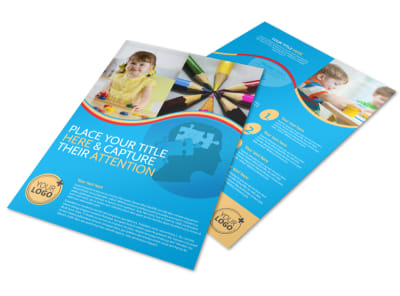 Child Development Program Flyer Template preview