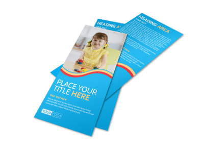 Child Development Program Flyer Template preview