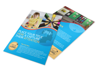 Child Development Program Flyer Template preview