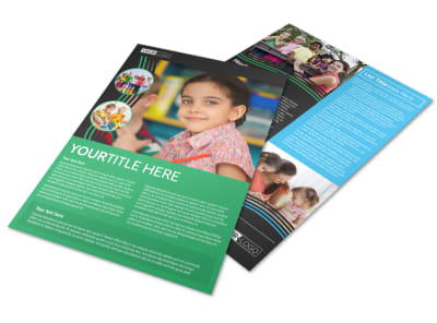 Amazing Kids Daycare Flyer Template preview