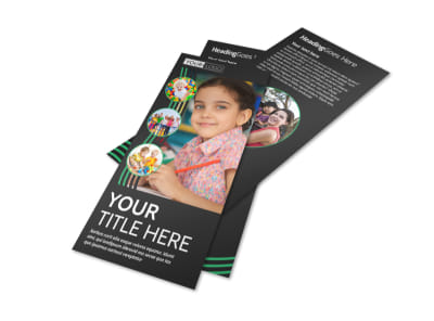Amazing Kids Daycare Flyer Template preview