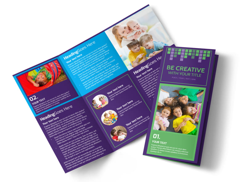daycare brochure template