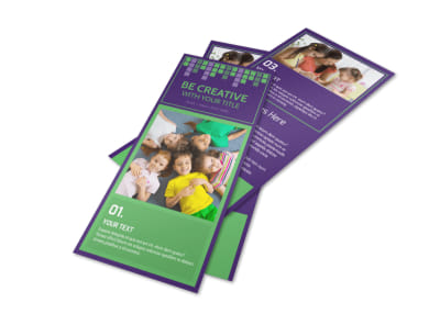 Little Stars Daycare Flyer Template preview