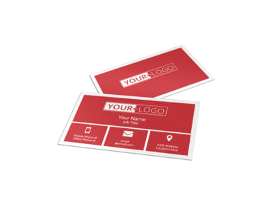 Early Preschool Childcare Business Card Template preview