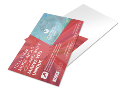 Early Preschool Childcare Postcard Template preview