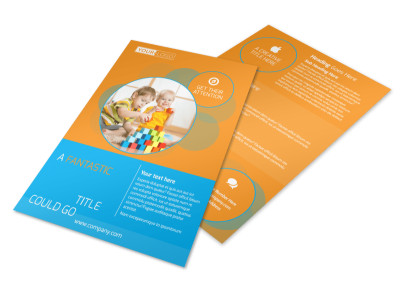 Head Start Child Development Flyer Template preview