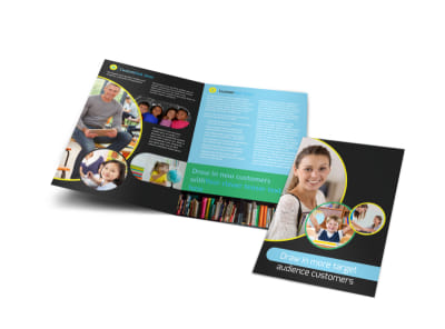 Academy For Children Bi-Fold Brochure Template preview