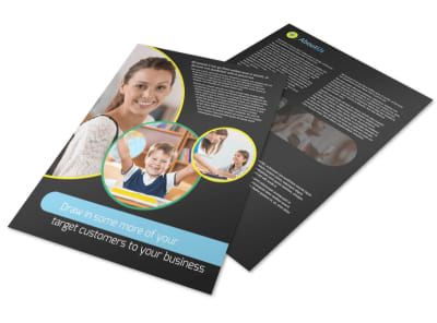 Academy For Children Flyer Template preview