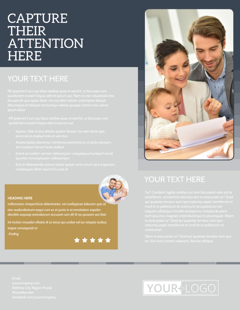 Domestic Adoption Agency Flyer Template