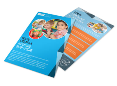 Child Care & Early Education Flyer Template preview