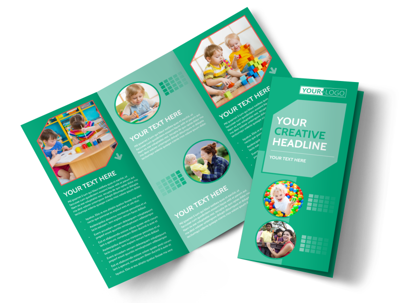 Dropin Daycare Brochure Template