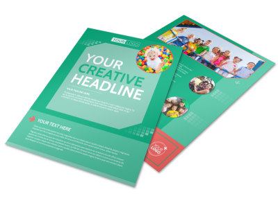 Drop-in Daycare Flyer Template preview