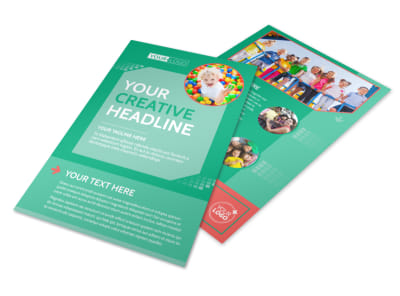Drop-in Daycare Flyer Template preview