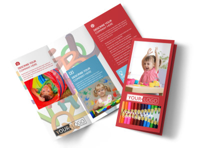 Early Start Daycare Tri-Fold Brochure Template preview