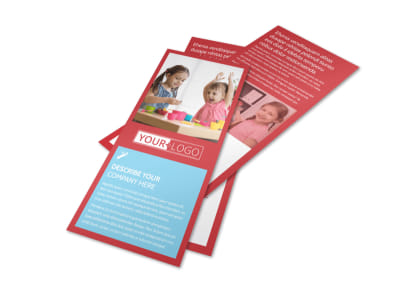 Early Start Daycare Flyer Template preview