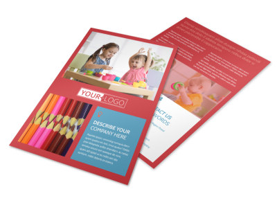 Early Start Daycare Flyer Template preview