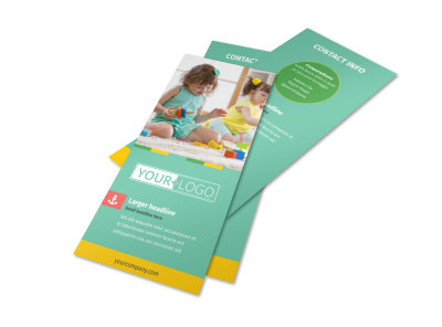 Happy Daycare Flyer Template preview