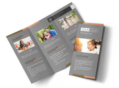 International Adoption Agency Tri-Fold Brochure Template preview