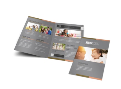 International Adoption Agency Bi-Fold Brochure Template preview