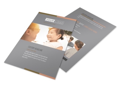 International Adoption Agency Flyer Template preview