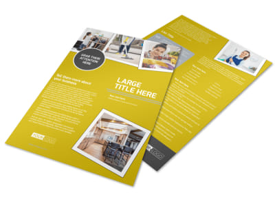 Housekeeping Service Flyer Template preview