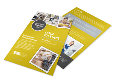 Housekeeping Service Flyer Template preview